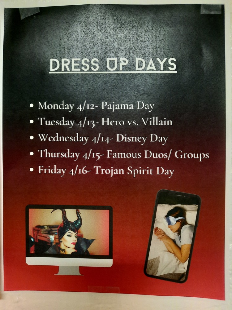 Yearbook dress up days